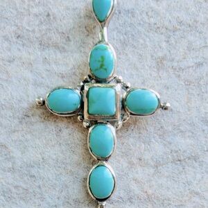 ‘How Great Thou Art’ Antique Turquoise Necklace
